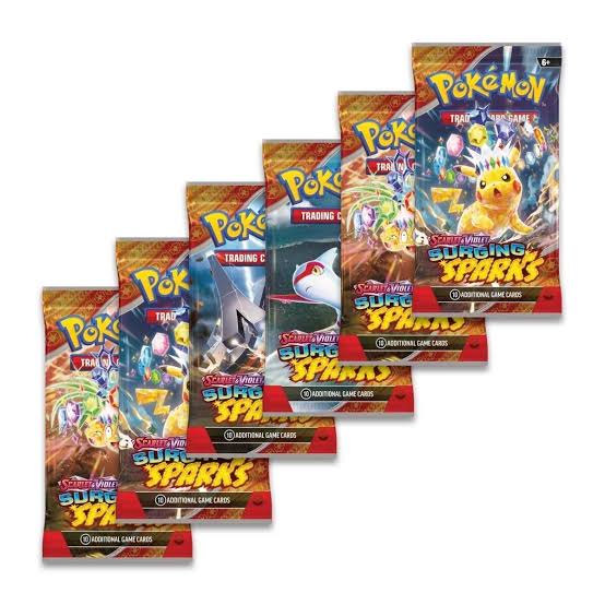 Scarlet & Violet Surging Sparks Booster Pack Assortment