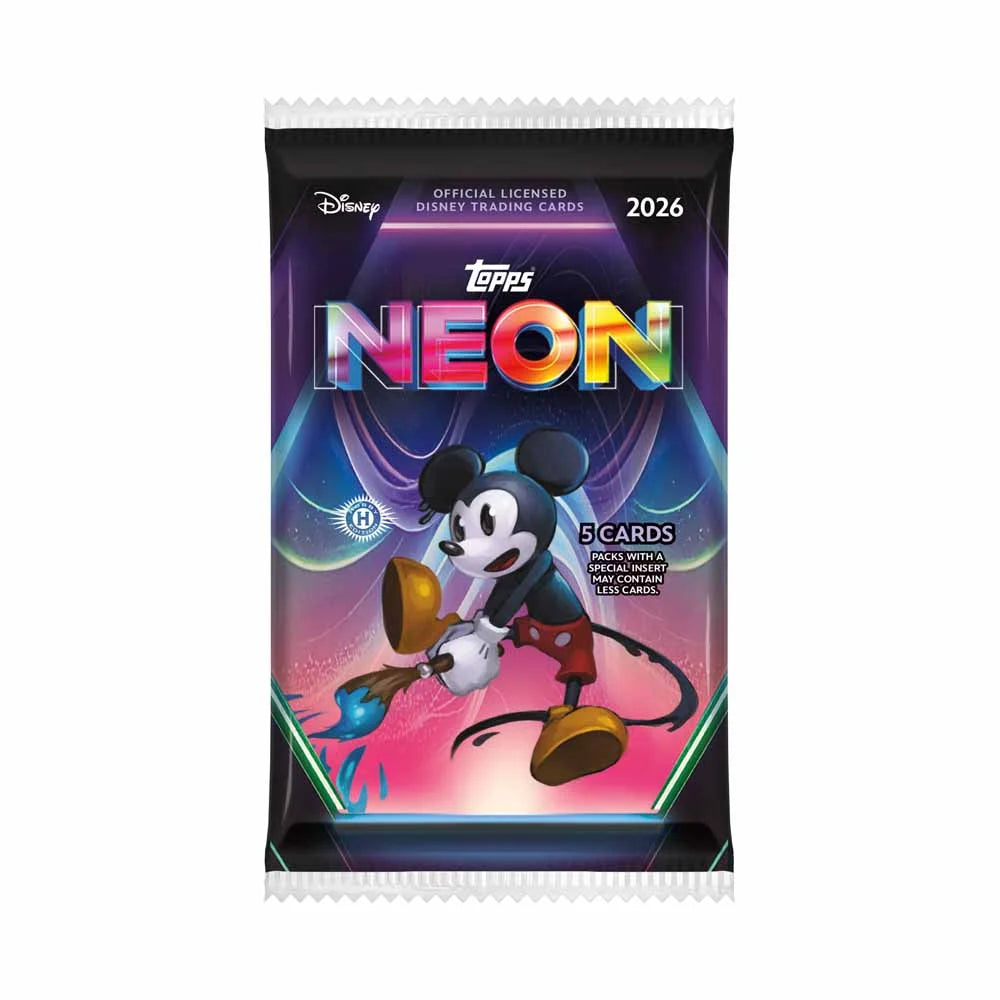 TOPPS 2026 DISNEY NEON BOOSTER PACK