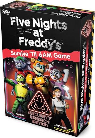 FUNKO GAMES FNAF Survive 'Till 6AM Game (Security Breach Edition)