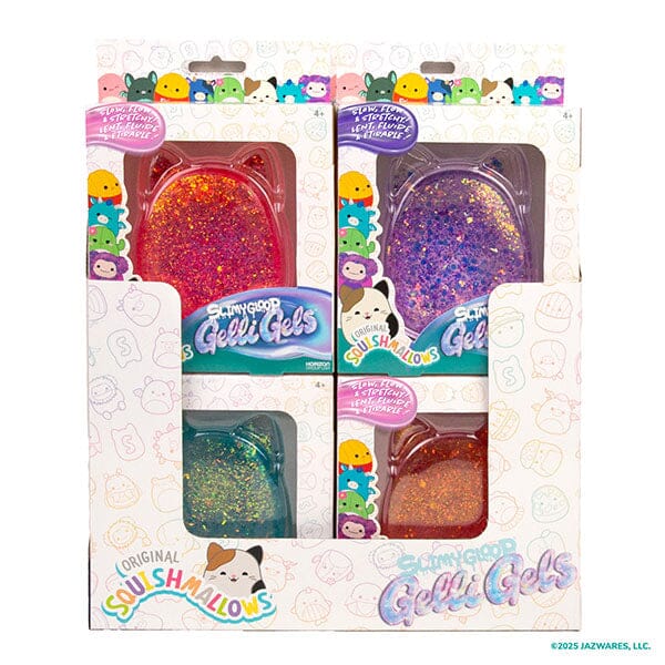 Assorted Squishmallows Slimygloop Gelli Gel