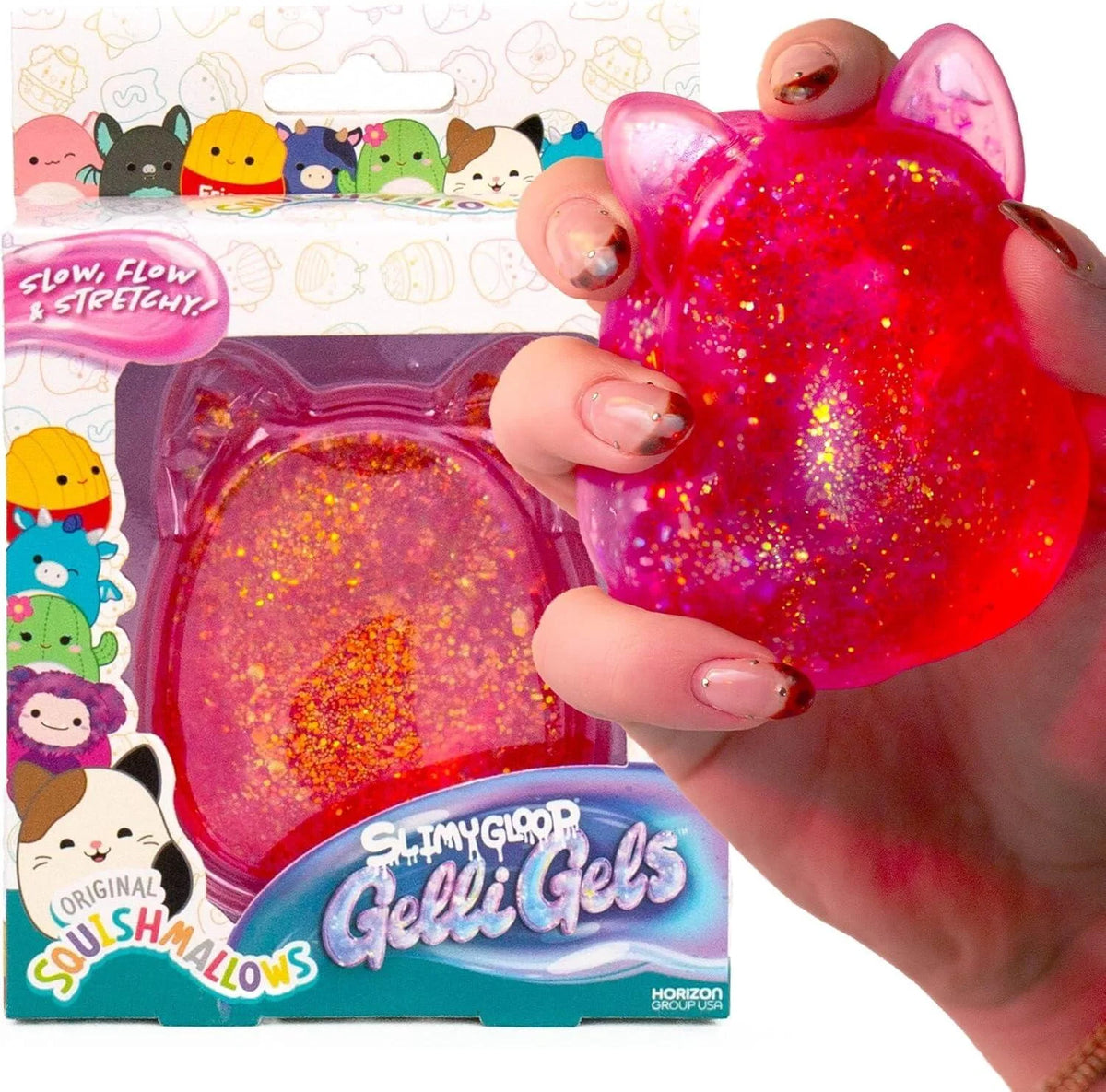 Assorted Squishmallows Slimygloop Gelli Gel