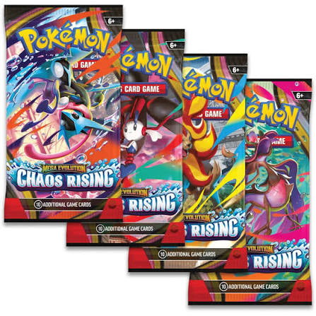 Pokémon Trading Card Game (TCG): Mega Evolution Chaos Rising Booster Bundle